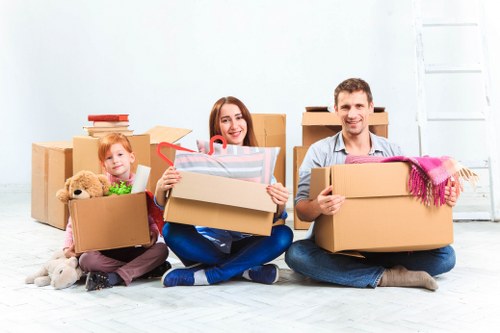Man with van service helping with a residential move in Lambeth