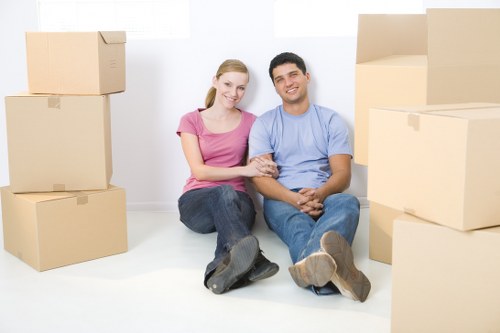 Careful handling of office furniture during a Lambeth relocation