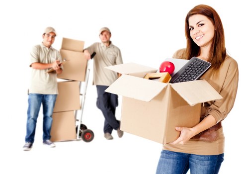 Organised packing materials for a flat move in Lambeth