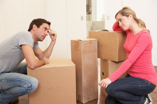 Local removals team working near Lambeth properties and busy streets