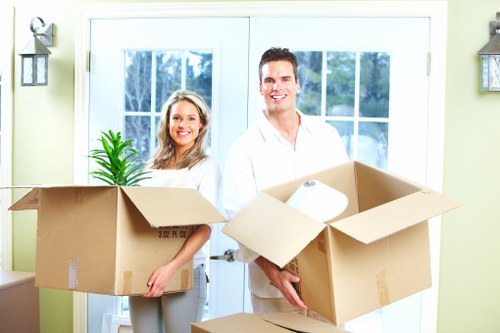 Moving day checklist and removal equipment for a Lambeth property move